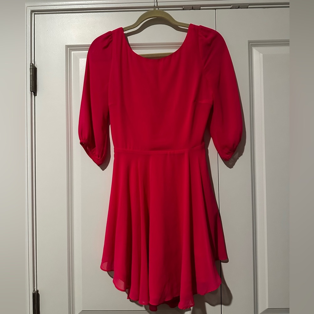 Hot Pink Mini Dress